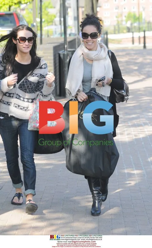 Hollyoaks Actors Leah Hackett and Claire Cooper in Liverpool