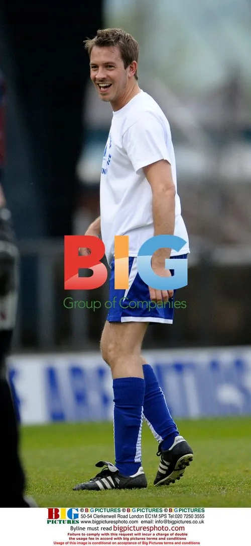 Hollyoaks Actor Ashley Taylor Dawson Playing Charity Football