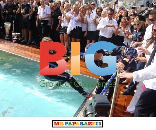 Vettel and Webber Celebrate in Monaco