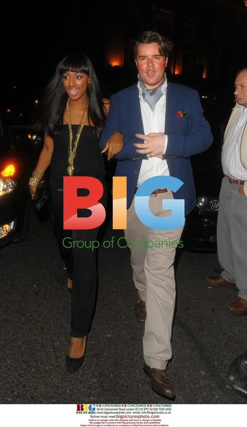 Michael Evans, Alexandra Burke at Birthday Bash
