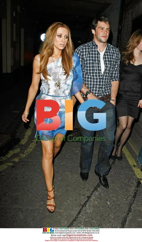 Una Healy and Ben Foden at Michael Evans' Birthday