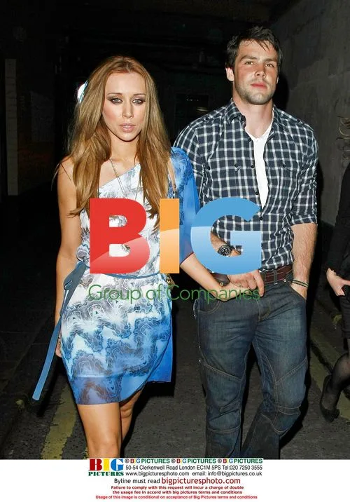 Una Healy and Ben Foden at Michael Evans' Birthday