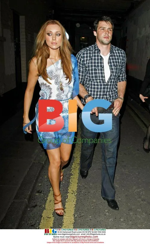 Una Healy and Ben Foden at Michael Evans' Birthday Bash