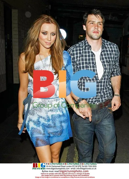 Una Healy and Ben Foden at Michael Evans' Birthday