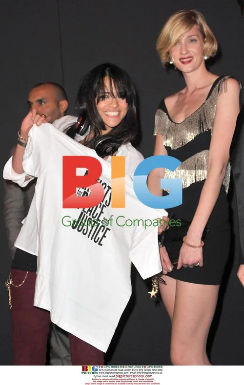 Michelle Rodriguez at Artists for Peace and Justice Fundraiser