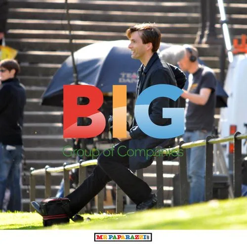 David Tennant & Suranne Jones on 'Single Father' Set