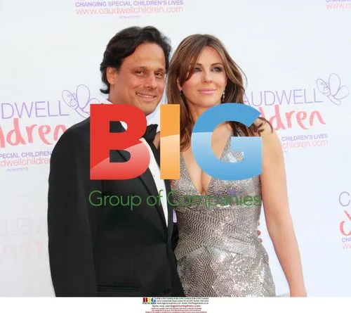 Elizabeth Hurley and Arun Nayar at Caudwell Charity Event