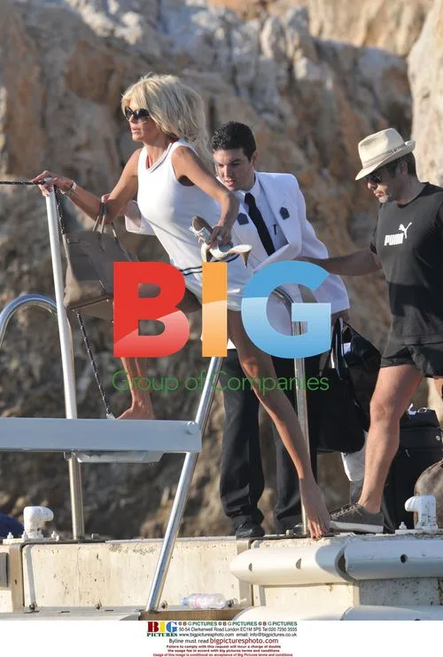 Victoria Silvstedt and Massimo Gargia
