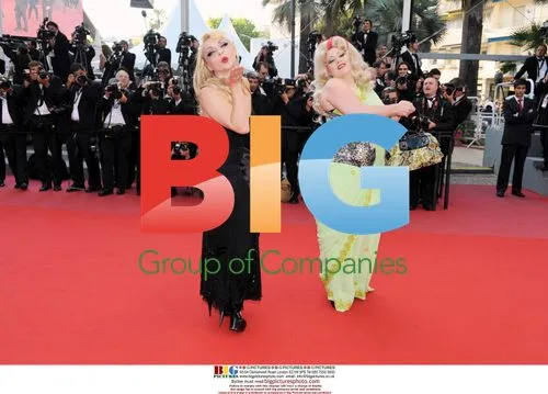 Julie Atlas Muz and Linda Marraccini at Cannes Film Festival