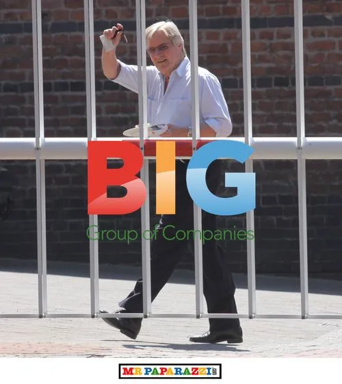 Bill Roache on Coronation Street Set