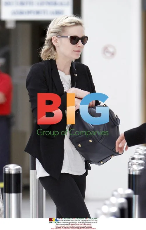 Kristen Dunst at Nice Airport