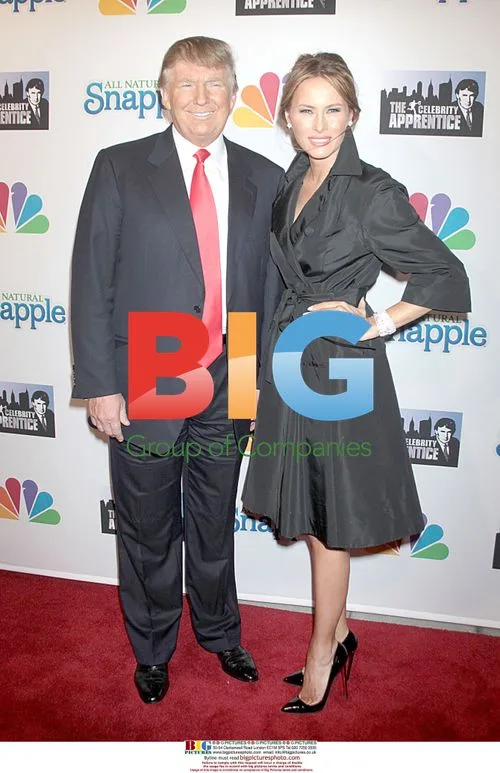 Trump Couple at Apprentice Finale Party