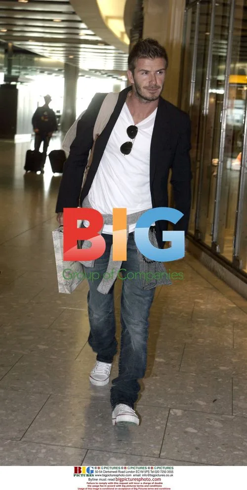 David Beckham Departs Heathrow During BA Strikes