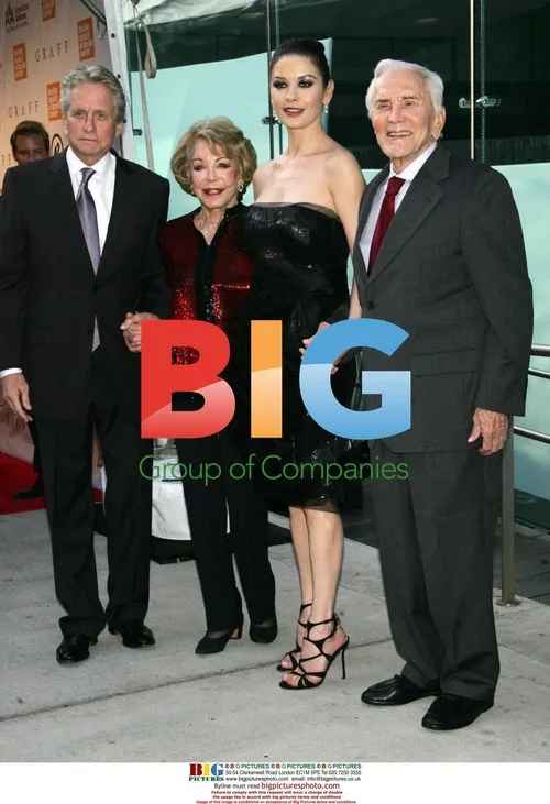 Michael Douglas family at 2010 Chaplin Awards