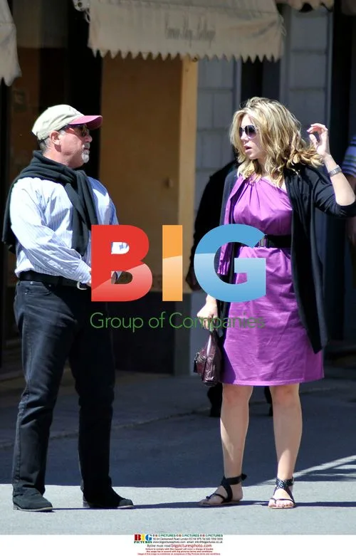 Billy Joel and Alexis Roderick in Como Lake, Italy