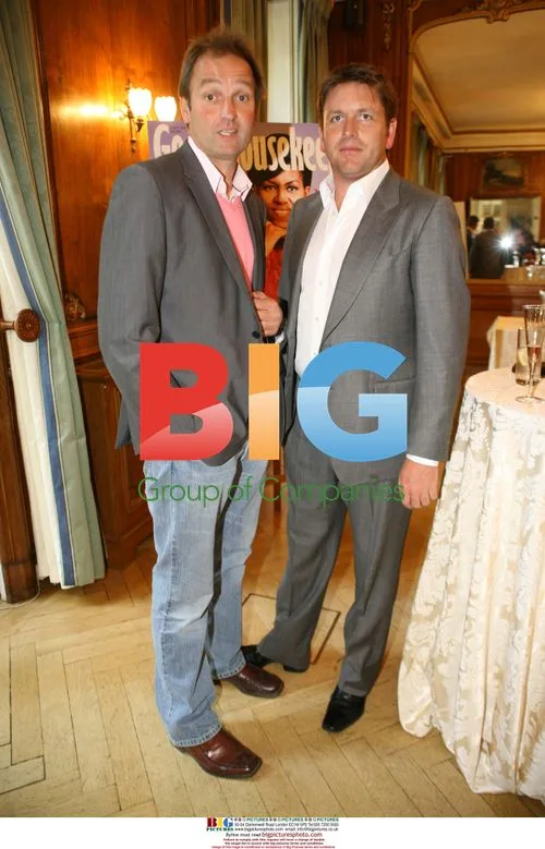 Chefs Galton Blackiston and James Martin at Food Awards