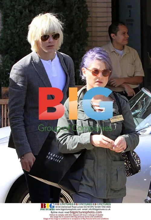 Kelly Osbourne and boyfriend Luke Worrall leaving Barney's