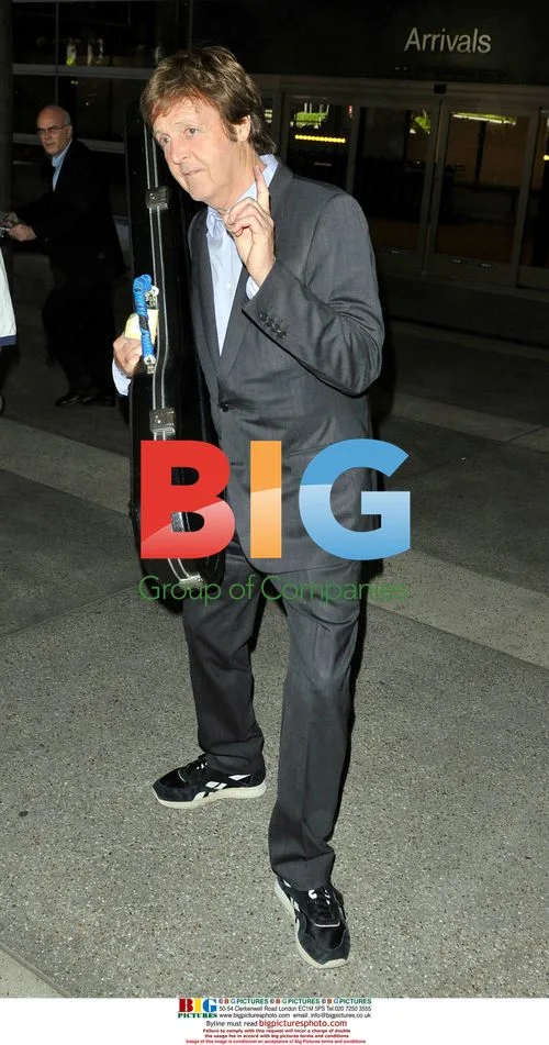 Sir Paul McCartney Arrives at LAX