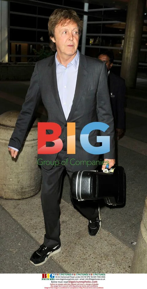 Sir Paul McCartney Arrives at LAX