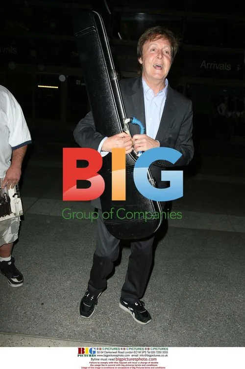Paul McCartney arrives at LAX