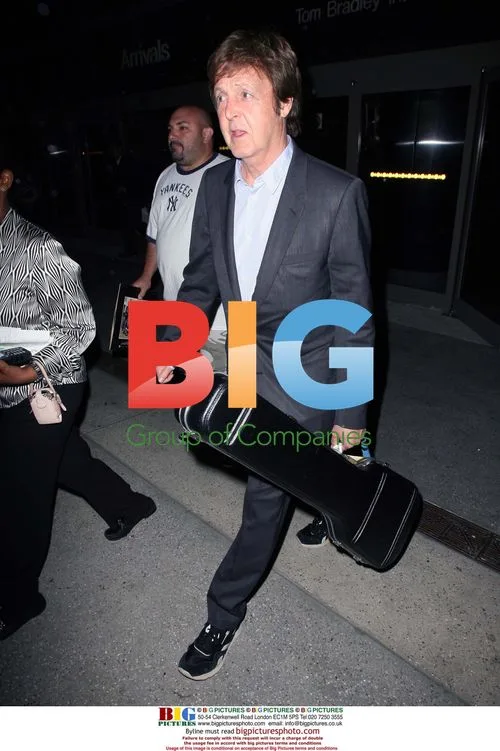 Sir Paul McCartney Arrives at LAX