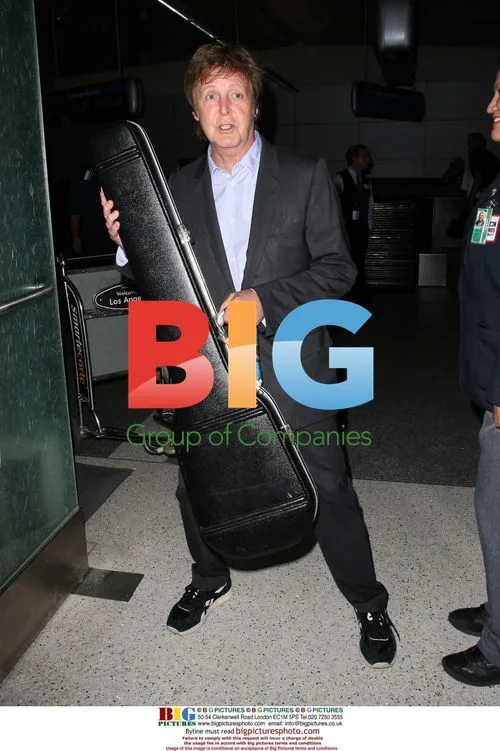 Sir Paul McCartney Arrives at LAX
