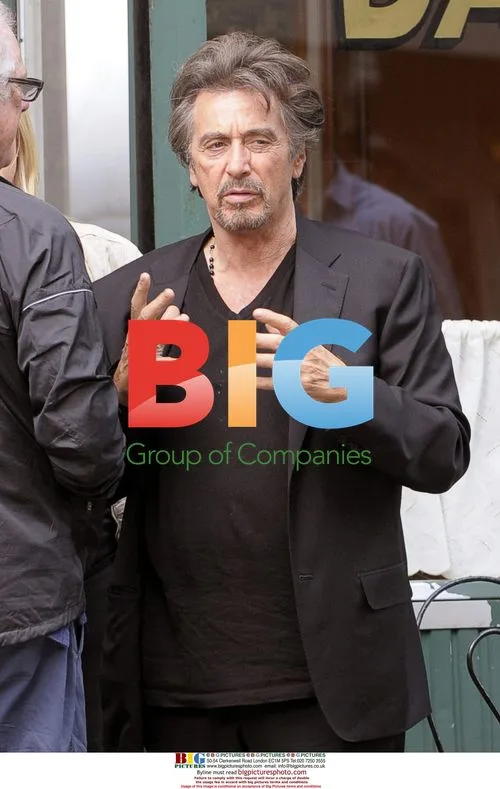 Al Pacino Filming Coffee Ad