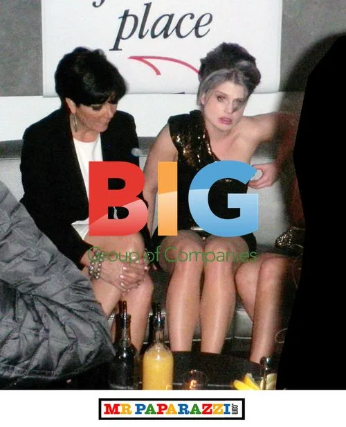 Kelly Osbourne and Kim Kardashian at "My Friends Place" Charity Event