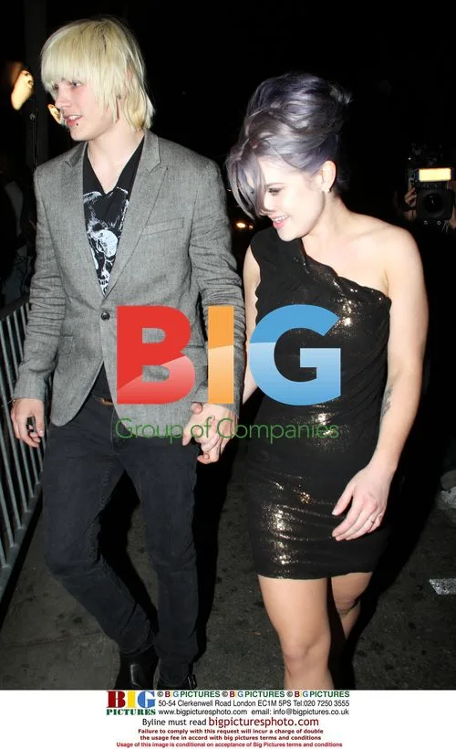 Kelly Osbourne and boyfriend at event