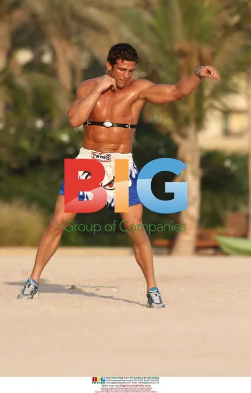 Alex Reid Training on the Beach
