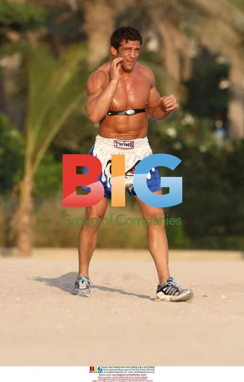 Alex Reid Training on Beach