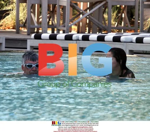 Carlo Ancelotti Relaxes Poolside in Miami