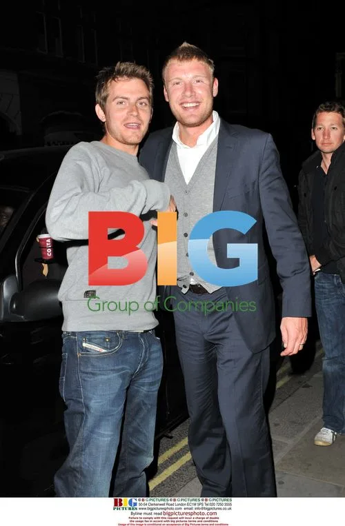 Freddie Flintoff at Bungalow 8 in London