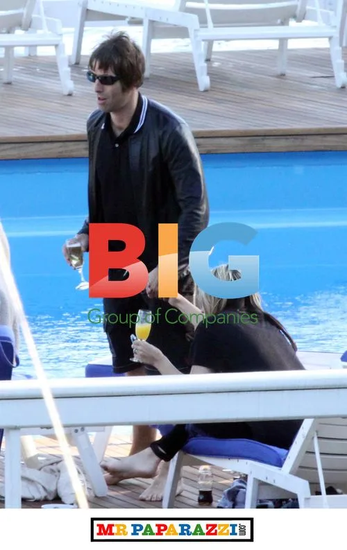 Liam Gallagher and friends in Italy