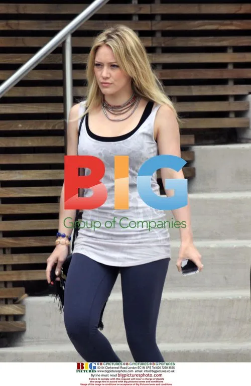 Hilary Duff Leaving Studio in Santa Monica