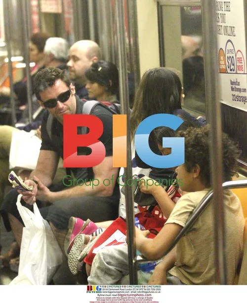 Hugh Jackman picks up kids from dance class
