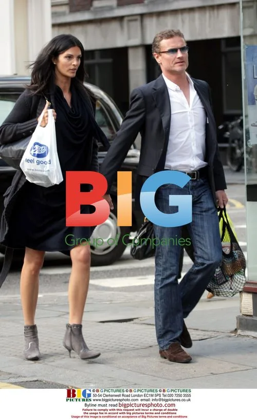 David Coulthard and Karen Minier Spotted in London
