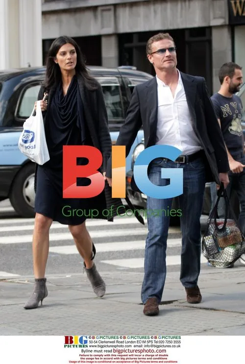 David Coulthard and Karen Minier spotted in London