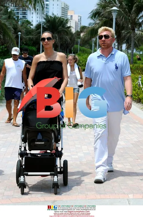 Boris Becker Family Outing in Miami