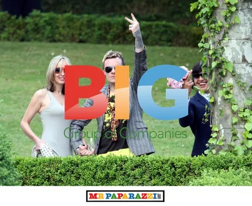 Celebs Relax at Italian Wedding