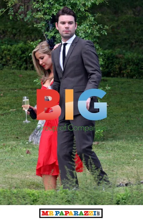 Liam Gallagher and friends at Italian wedding