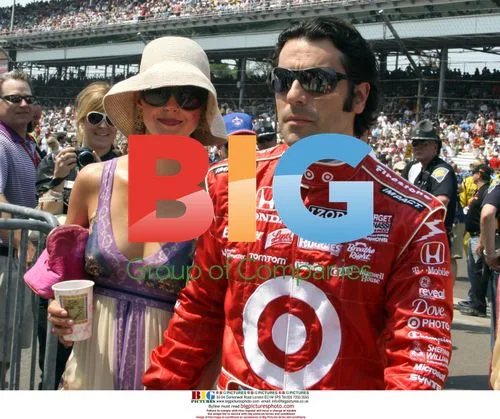 Dario Franchitti and Ashley Judd at Indy 500
