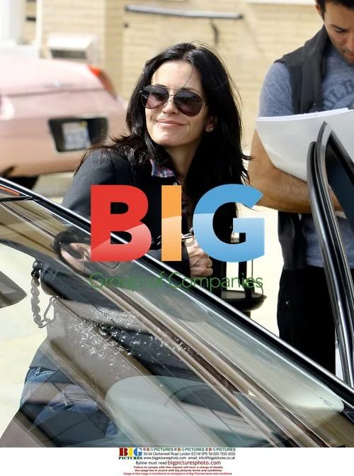 Courteney Cox Shopping in Beverly Hills