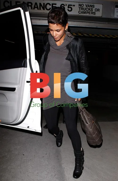 Halle Berry and Oliver Martinez at Greek Restaurant