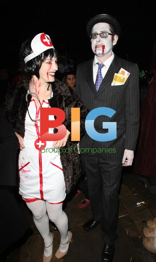Celebrities at Jonathan Ross's Halloween Party