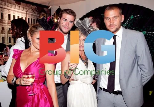 Liam Hemsworth & Rhys Ullich at Melbourne Cup