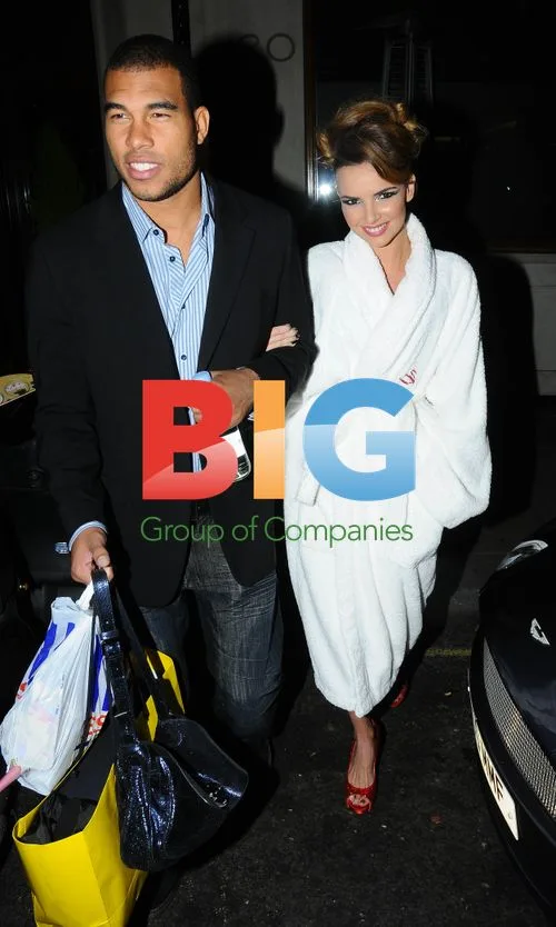Singer Nadine Coyle of Girls Aloud heading to hotel