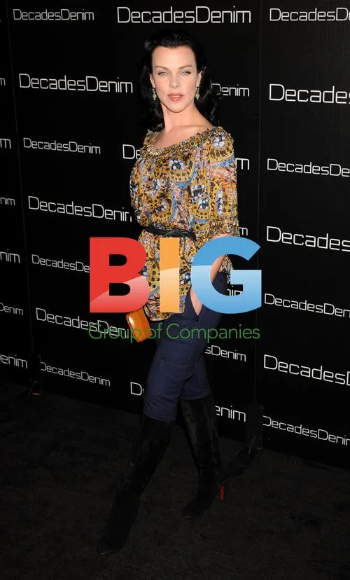 Debi Mazur at Decades of Denim Launch