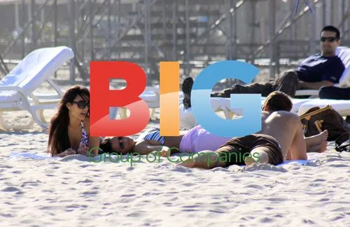 Paul Walker and Jordana Brewster on Copacabana Beach