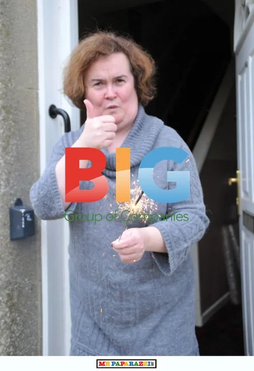 Susan Boyle with Fireworks